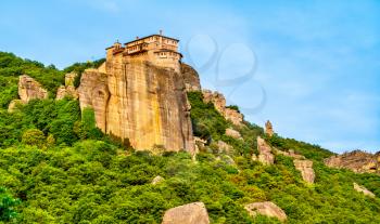 The Holy Monastery of Roussanou at Meteora in Greece