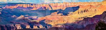 Panorama of Grand Canyon from Grandview Point. Arizona, United States