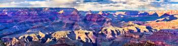 Panorama of Grand Canyon from Grandview Point. Arizona, United States