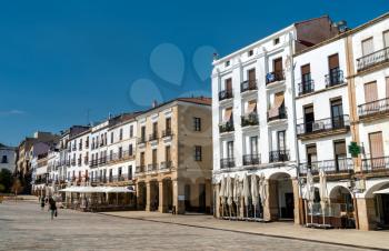 Traditional architecture of Caceres in Extremadura, Spain