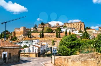 Skyline of Caceres in Extremadura. UNESCO world heritage in Spain