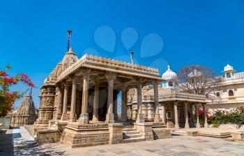 Sathis Deori Jain Temple at Chittor Fort. Rajasthan State of India