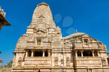 Meera Temple at Chittorgarh Fort. Rajasthan State of India