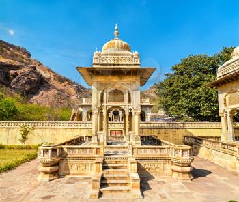 Royal Gaitor, a cenotaph in Jaipur - Rajasthan State of India