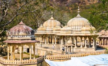 Royal Gaitor, a cenotaph in Jaipur - Rajasthan State of India