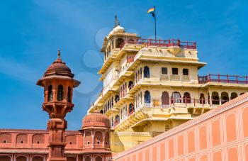 Chandra Mahal at the Jaipur City Palace Complex - Rajasthan State of India