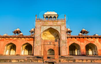 Tomb of Akbar the Great at Sikandra Fort in Agra - Uttar Pradesh, India