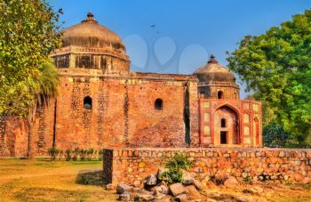 Afsarwala Mosque and Tomb at the Humayun Tomb Complex in Delhi - India