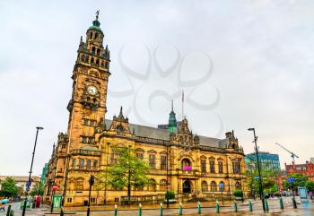 Sheffield Town Hall in England, United Kingdom
