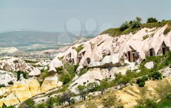 View of Pigeon Valley in Goreme National Park, Turkey