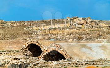 Ain Mizeh cisterns at Dougga, an ancient Roman town in Tunisia. North Africa