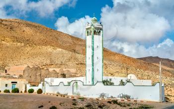 Mosque in Ksour Jlidet - Tataouine Governorate, South Tunisia