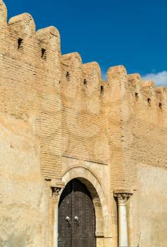 Medieval walls of Medina in Kairouan - Tunisia, North Africa