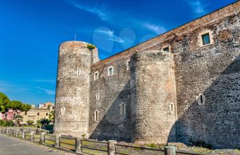 Castello Ursino, a medieval castle in Catania - Sicily, Southern Italy