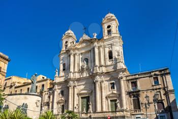 Saint Francis Church in Catania - Sicily, Italy