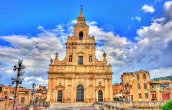 The Cathedral of Santa Maria delle Stelle in Comiso on Sicily, Italy