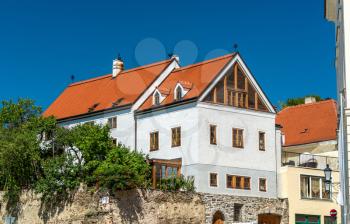 Historic buildings in the old town of Krems an der Donau, a UNESCO heritage site in Austria