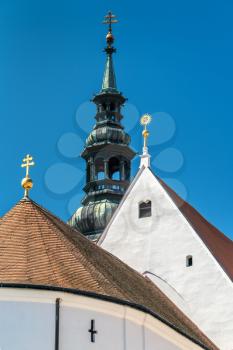 Dom Der Wachau or St. Veit Parish Church in Krems an der Donau. A UNESCO world heritage site in Austria