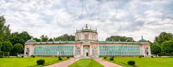 The Orangerie at Kuskovo Park in Moscow, the capital of Russia