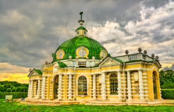 Grotto Pavilion at Kuskovo Park in Moscow, the capital of Russia