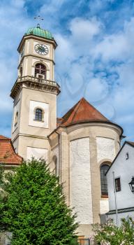 St. Andreas and St. Mang church in Regensburg - Bavaria, Germany
