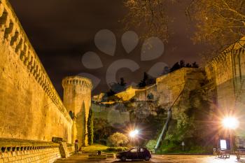 Defensive walls of Avignon, a UNESCO heritage site in France