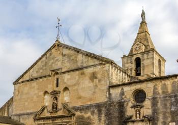 Church Notre-Dame-la-Major in Arles - France, Provence-Alpes-Cote d'Azur