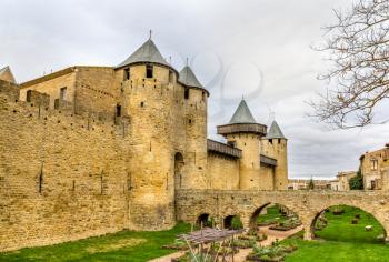 Carcassonne town walls - France, Languedoc-Roussillon