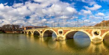 Pont Neuf, a bridge in Toulouse - France