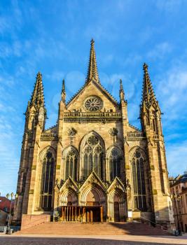 Temple Saint-Etienne of Mulhouse. Alsace, France