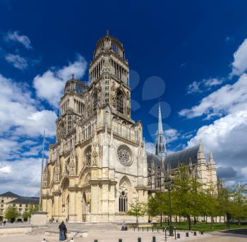 View of Orleans Cathedral - France, region Centre