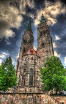 St. Sebaldus Church in Nuremberg. HDR image