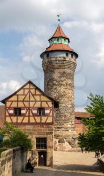 A tower in Nuremberg Castle - Germany, Bavaria
