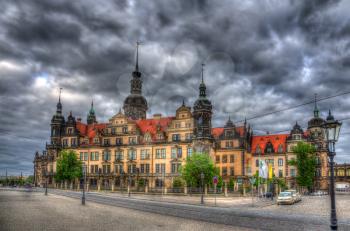 View of Dresden castle - Germany, Saxony