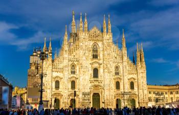 View of the Milan Cathedral - Italy, Lombardy