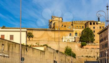 View of the walls of the Vatican city - Rome