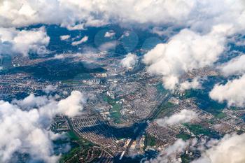 Aerial view of London - England, United Kingdom