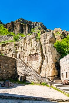 Geghard, a medieval monastery in the Kotayk province of Armenia
