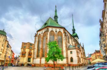 James church in the old town of Brno - Moravia, Czech Republic