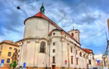 Catholic Church of Assumption of Our Lady in the old town of Brno - Moravia, Czech Republic