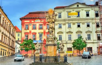 Holy trinity column in Brno - Moravia, Czech Republic