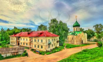 Transfiguration Cathedral in Kremlin of Pereslavl-Zalessky, Golden Ring of Russia.