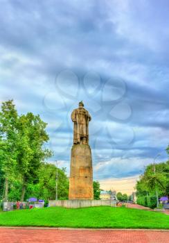 Monument to Ivan Susanin in Kostroma, the Golden Ring of Russia