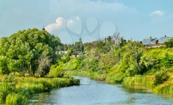 The Kamenka river in Suzdal, the Golden Ring of Russia