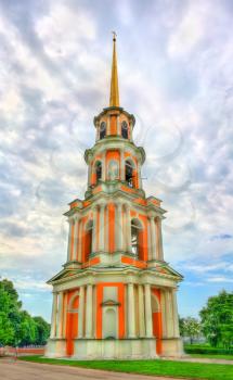 Bell tower of Ryazan Kremlin, the Golden Ring of Russia