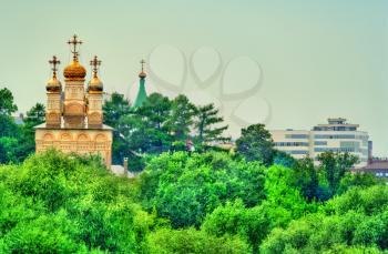Orthodox church of the Transfiguration in Ryazan, the Golden Ring of Russia