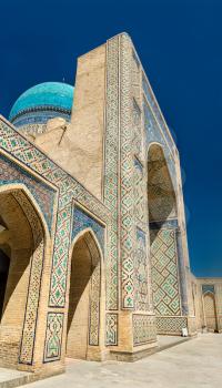 View of Kalyan Mosque in Bukhara, Uzbekistan. Central Asia