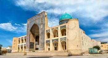 Mir-i Arab Madrasa at the Poi Kalyan complex in Bukhara, Uzbekistan. UNESCO heritage site