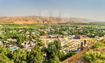View from Hisor Fortress in Tajikistan, Central Asia