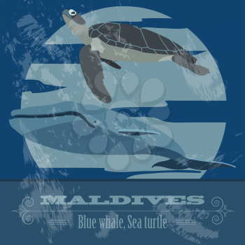 Maldives  infographics, statistical data, sights. Vector illustration